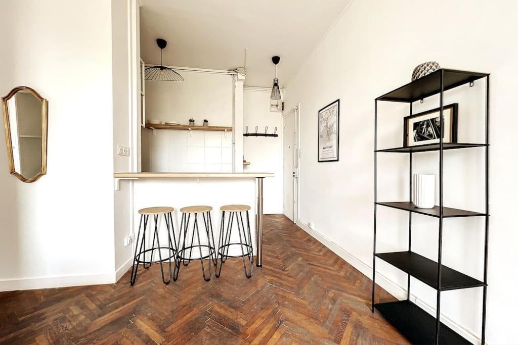 Appartement Tout Equipe 4 Couchages- Vieux Port & Panier Marseille Luaran gambar